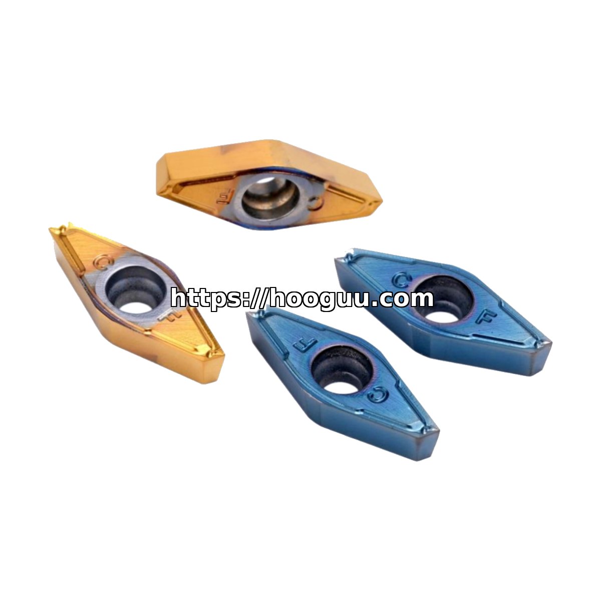 Original HOOGUU XPGT1103005R-CNF Carbide Turning Insert | Steel, Stainless Steel CP1110TM XPGT1103005R-CNF CP1110TM