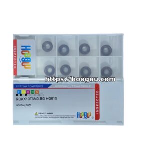 Original HOOGUU RDKX10T3M0-BG HG610 Carbide Insert - Round | Steel, Stainless Steel