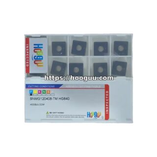Original HOOGUU SNMG120408-TM HG840 Carbide Turning Insert - Square | Steel & More