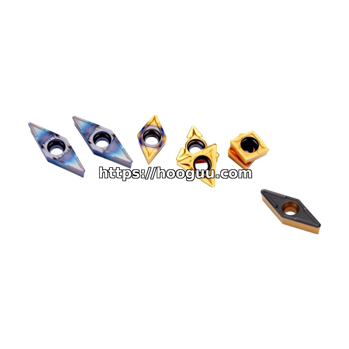 Original HOOGUU SCMT09T304-CM Carbide Turning Insert - Square | Steel & More CP6130MS SCMT09T304-CM CP6130MS