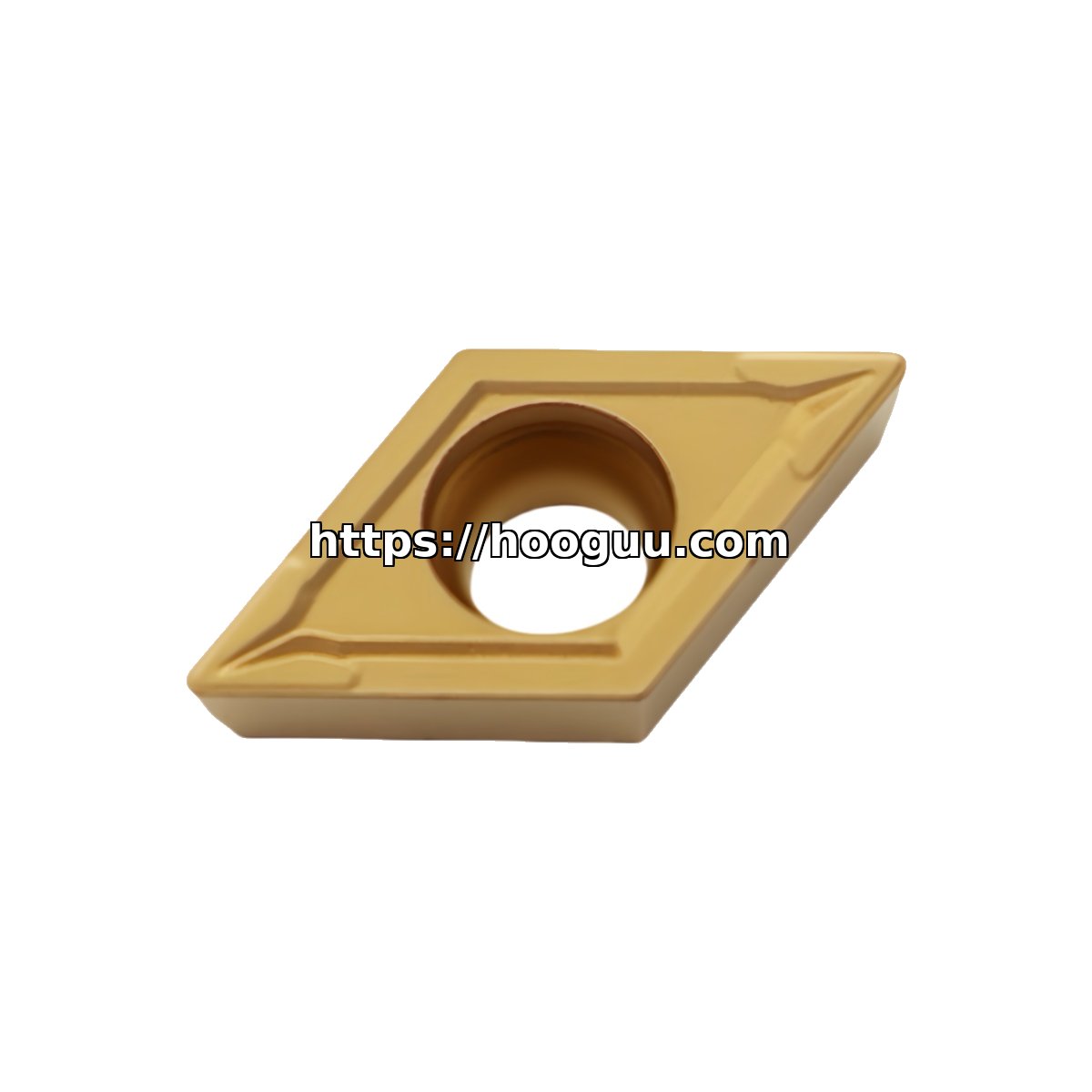 Original HOOGUU DCMT11T304-OTF HO1215 Carbide Insert - Diamond 55°