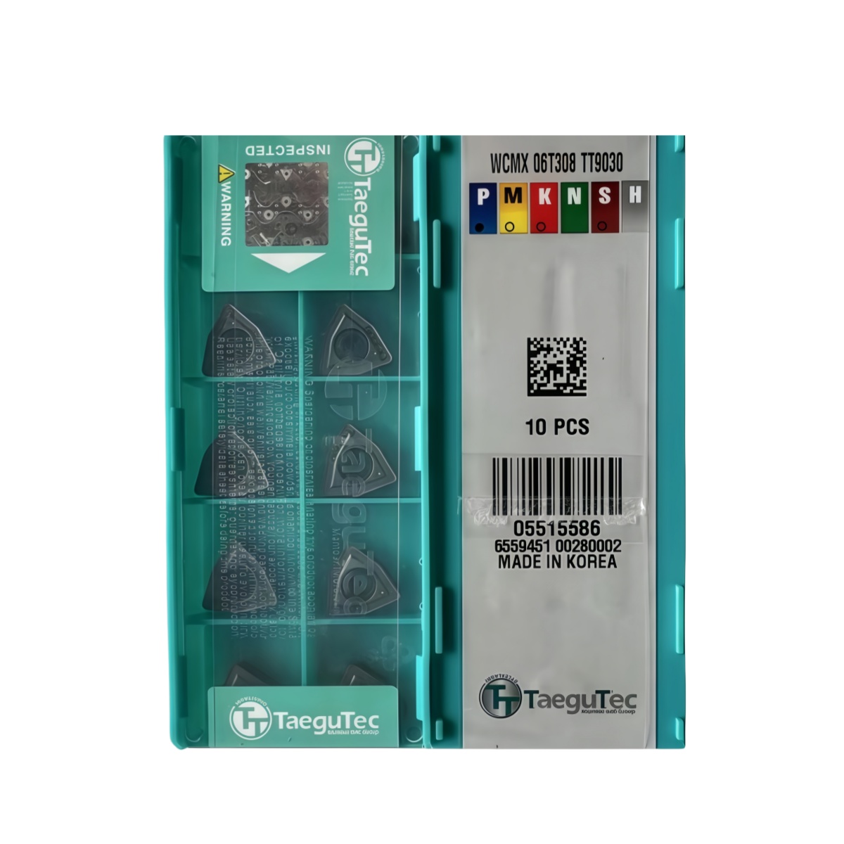 TaeguTec WCGX06T308-S TT9030 Trigon 80° WCGX222