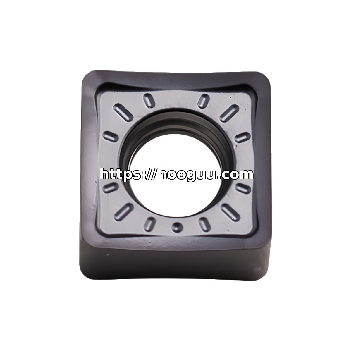 Original HOOGUU SNMX120512-OM HD130 Carbide Insert - Square | Steel, Stainless Steel