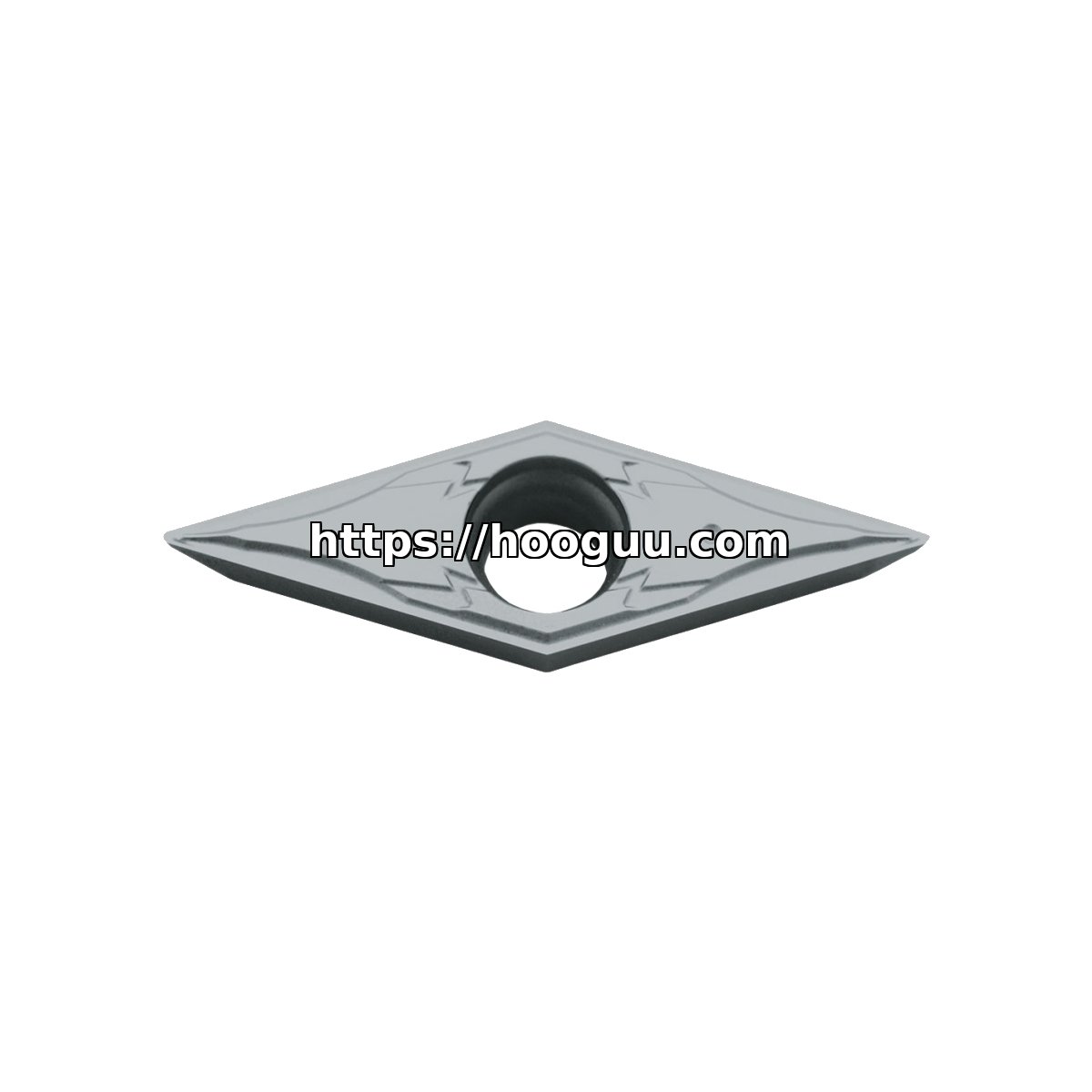 Original HOOGUU VCGT110302-AK HO434 Carbide Insert - Diamond 35° | Aluminum, Non-ferrous, Copper