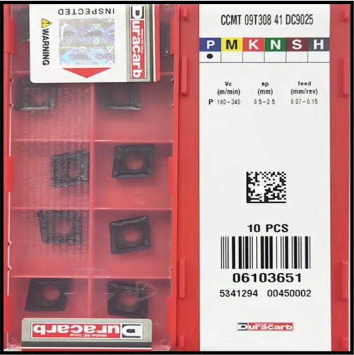 Original Duracarb APMT1135R-HF DP5320 Carbide Milling Insert - Parallelogram 85° (10 PCS)